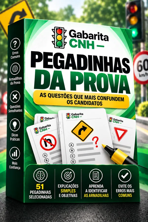 Capa do módulo Pegadinhas da Prova